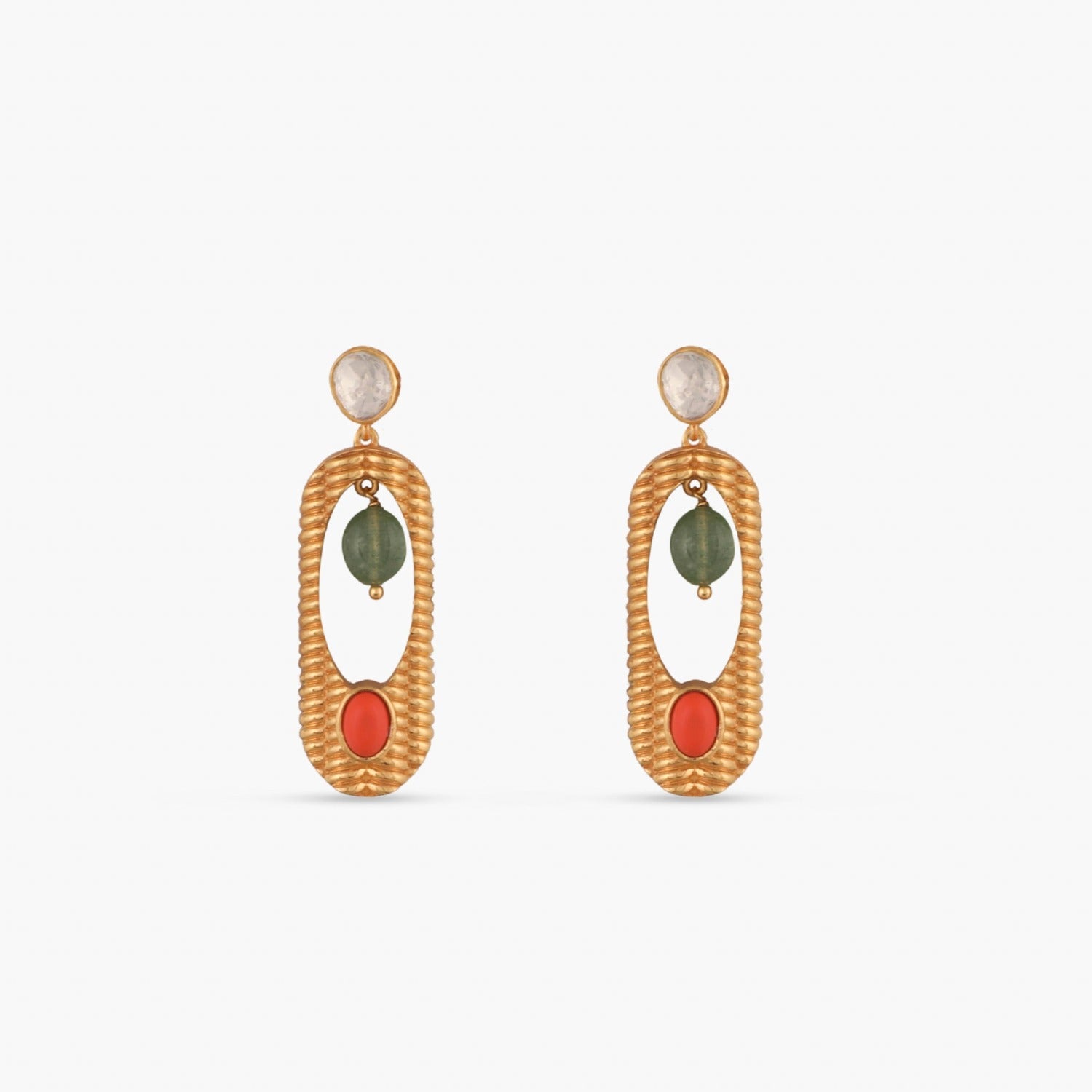 Oceanic Weavers Twine Textured Silver Drop Earrings