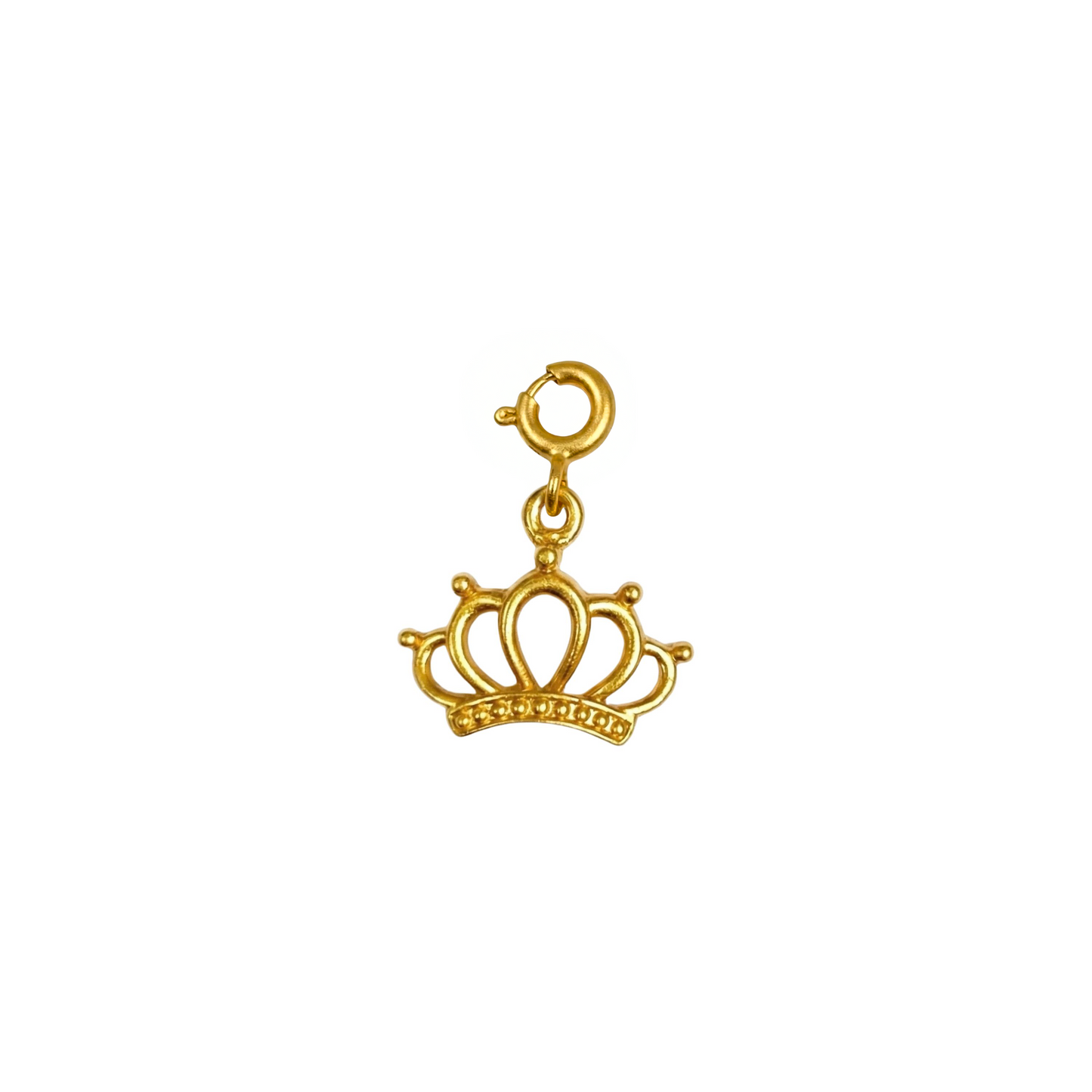 Royal Crown Silver Charm