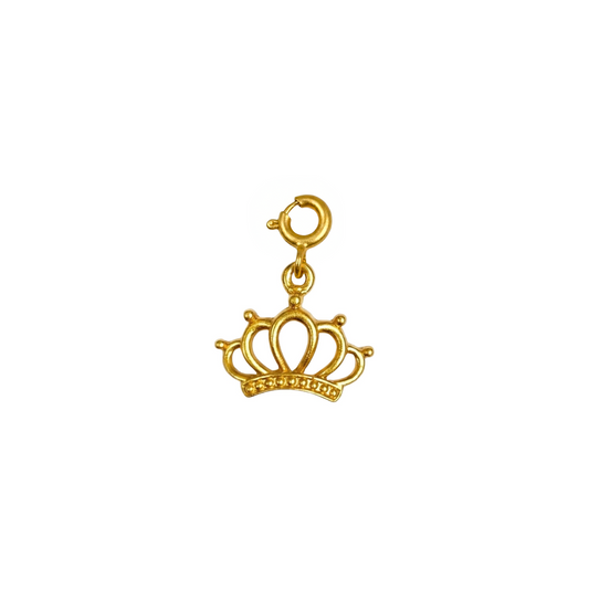 Royal Crown Silver Charm