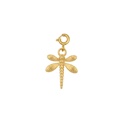 Dragonfly Silver Charm