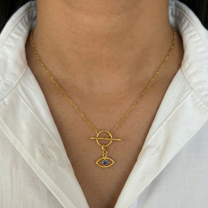 Protective Evil Eye Silver Charm