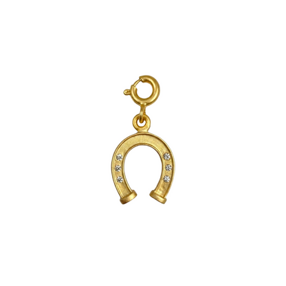 Lucky Horseshoe Silver Charm