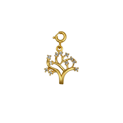 Tree of Life Silver Charm
