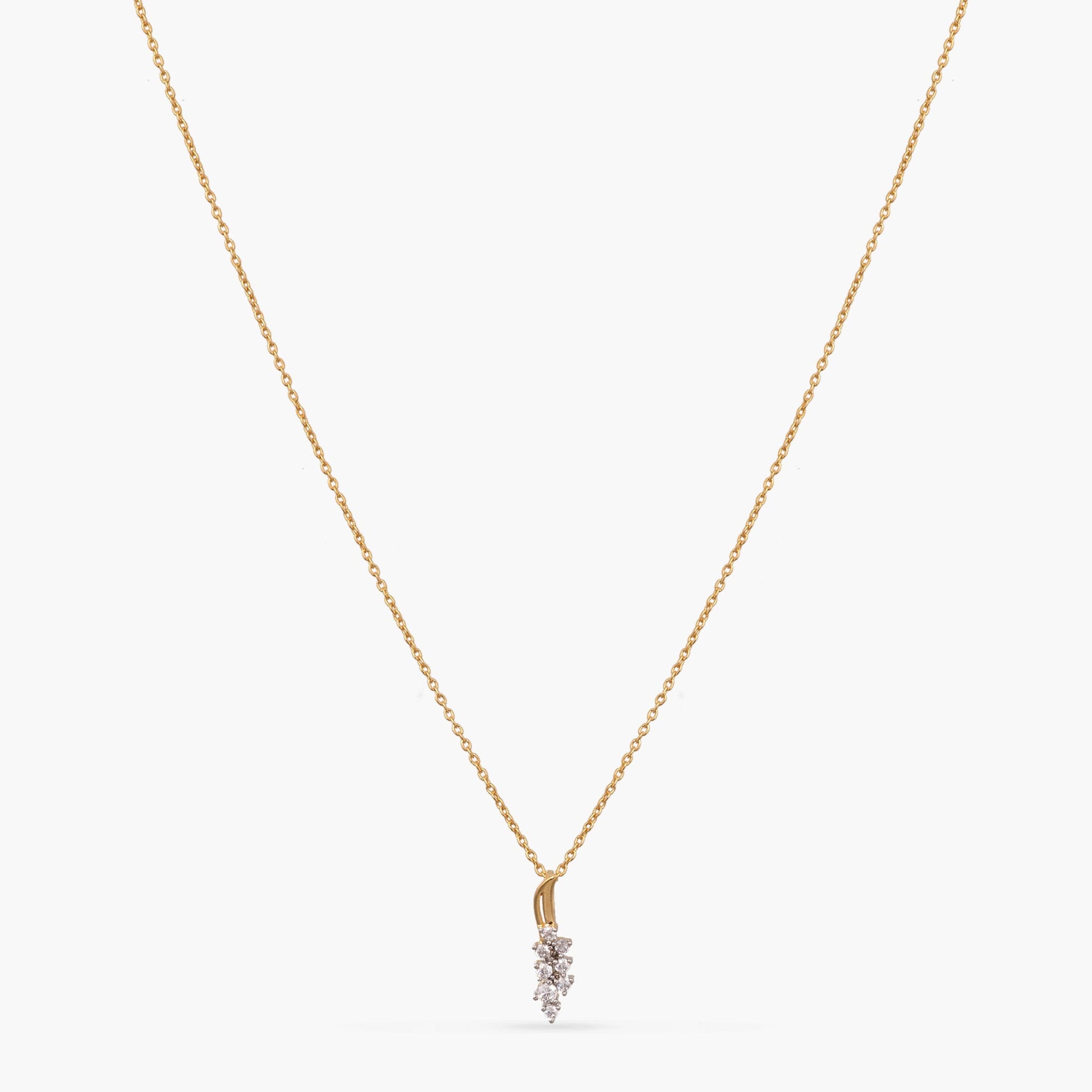 Lunea CZ Silver Pendant Necklace