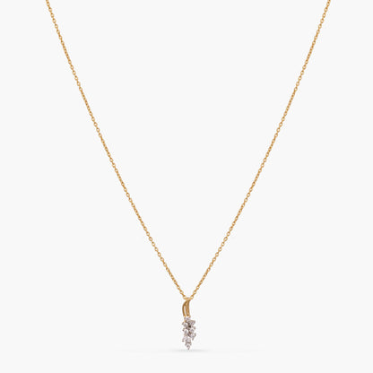 Lunea CZ Silver Pendant Necklace