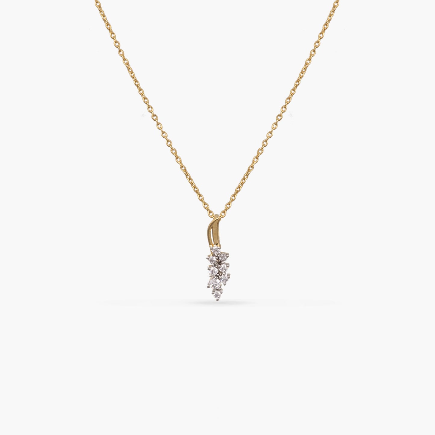 Lunea CZ Silver Pendant Necklace