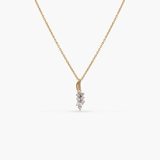 Lunea CZ Silver Pendant Necklace