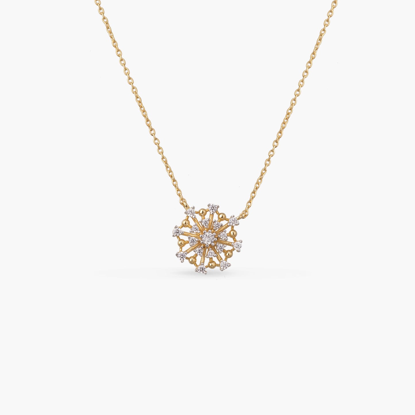 Stella Star CZ Silver Pendant Necklace