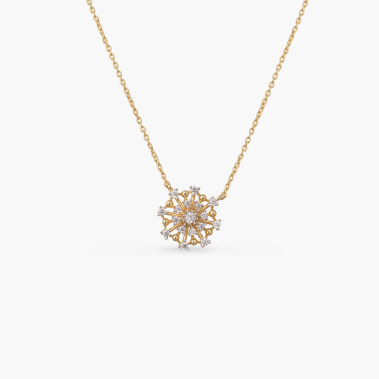 Stella Star CZ Silver Pendant Necklace