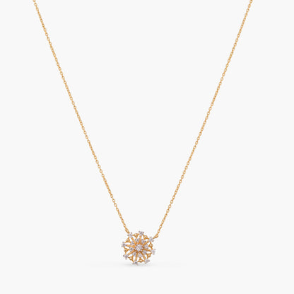 Stella Star CZ Silver Pendant Necklace