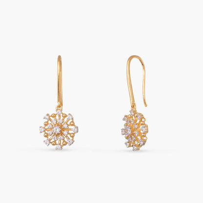 Celestia Spark CZ Drop Earrings