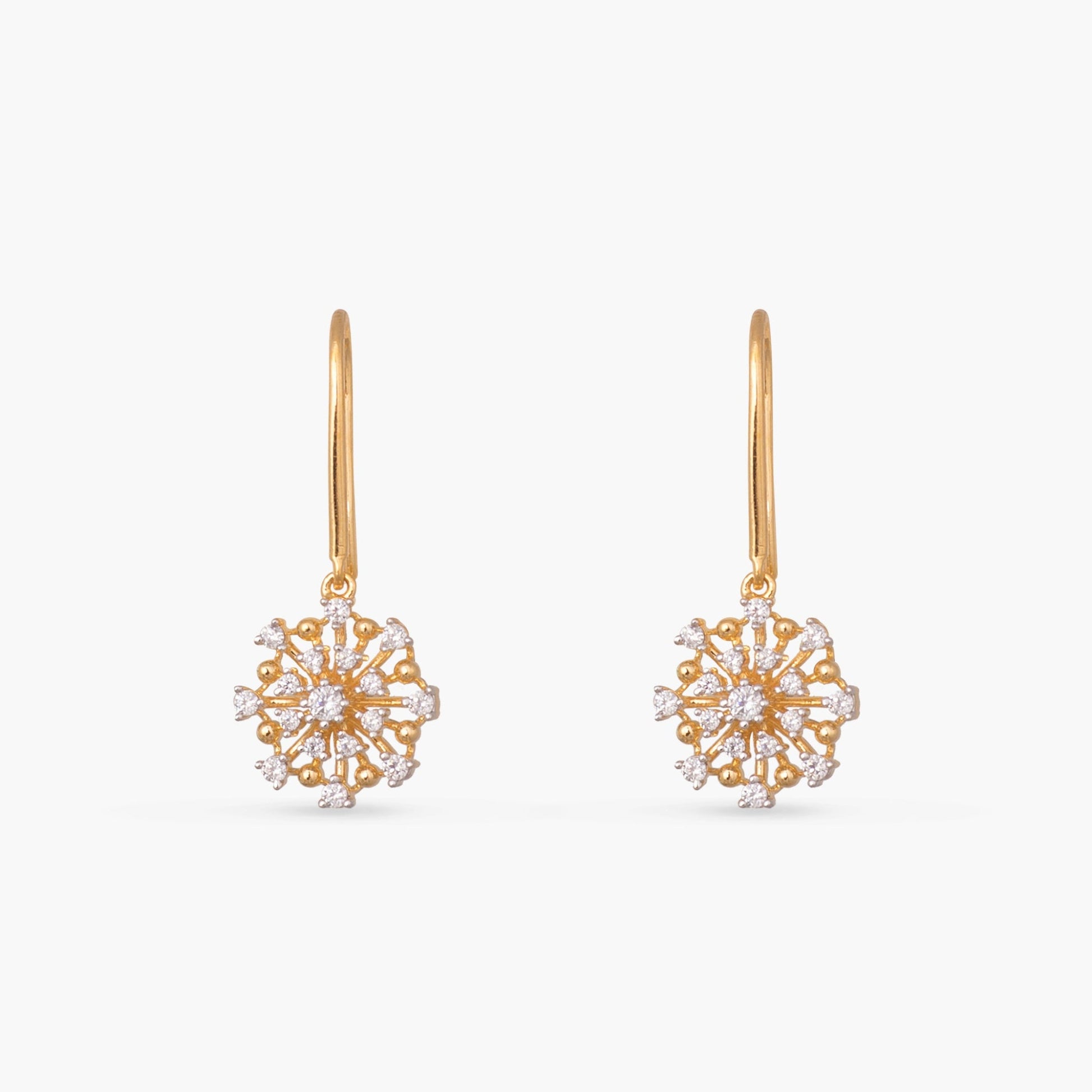 Celestia Spark CZ Drop Earrings