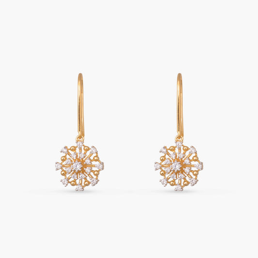 Celestia Spark CZ Drop Earrings