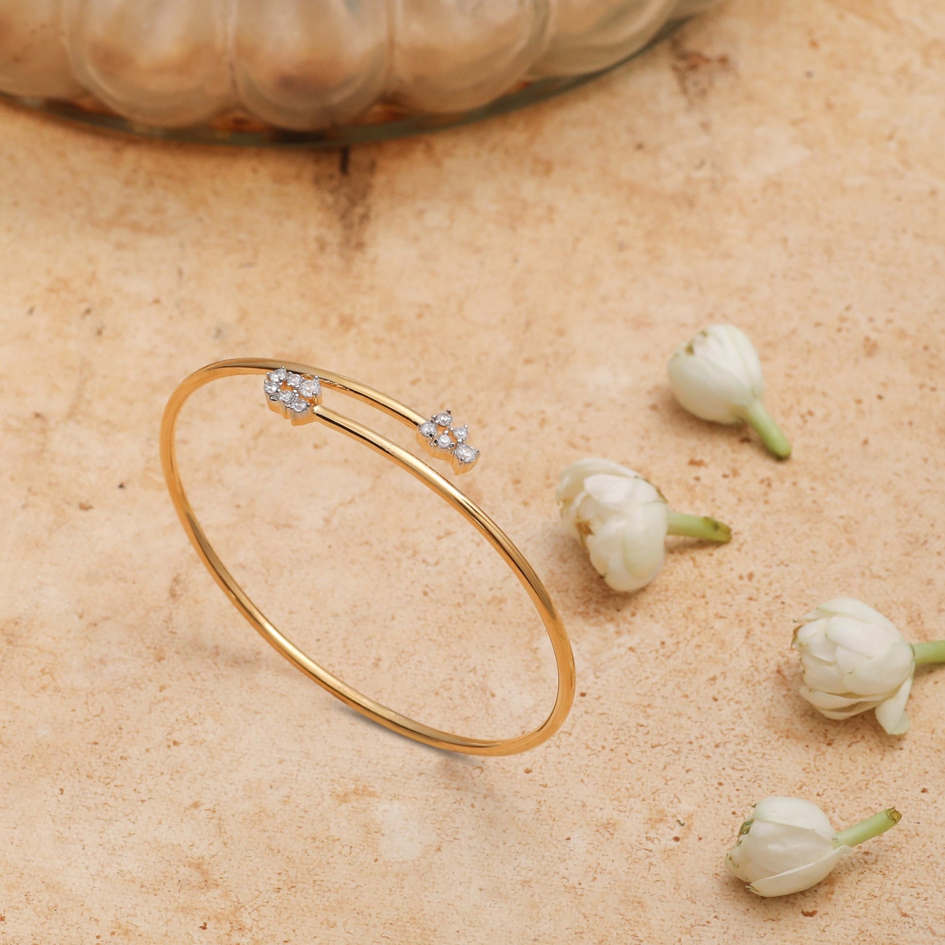 Stcarlet Star CZ Silver Bracelet