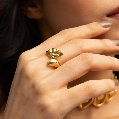 Sandscape Simple Silver Ring
