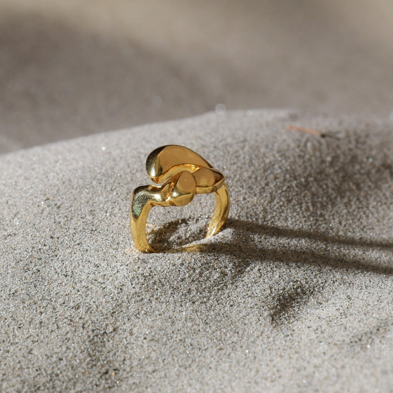 Sandscape Open Style Silver Ring