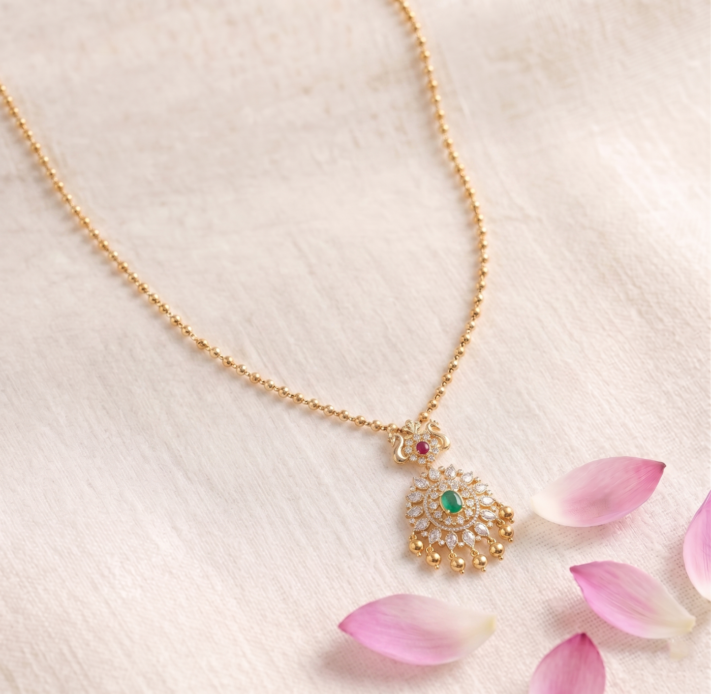 Marie Gold-Plated Silver Pendant