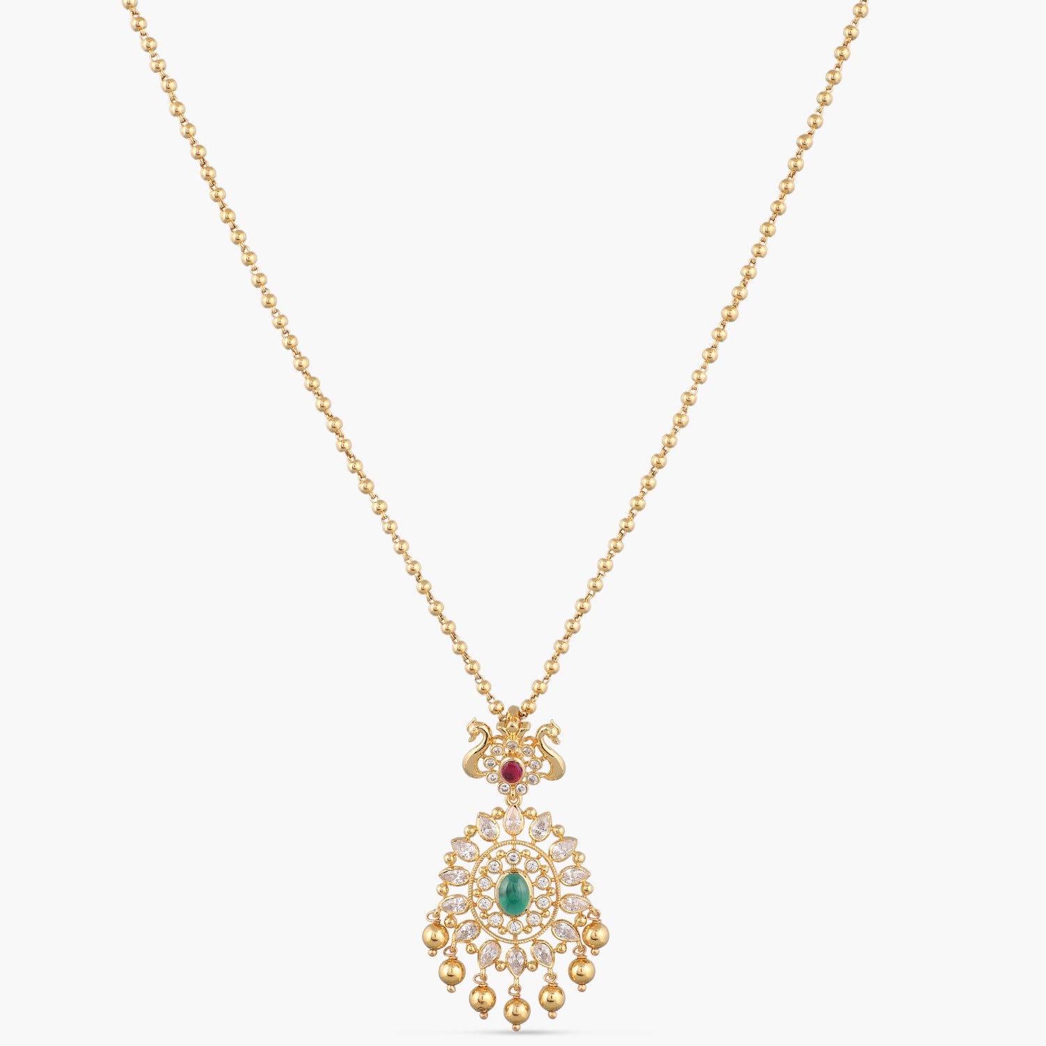 Shop Stylish & Premium Long Necklace Sets  Tarinika Tagged Kempu -  Tarinika India