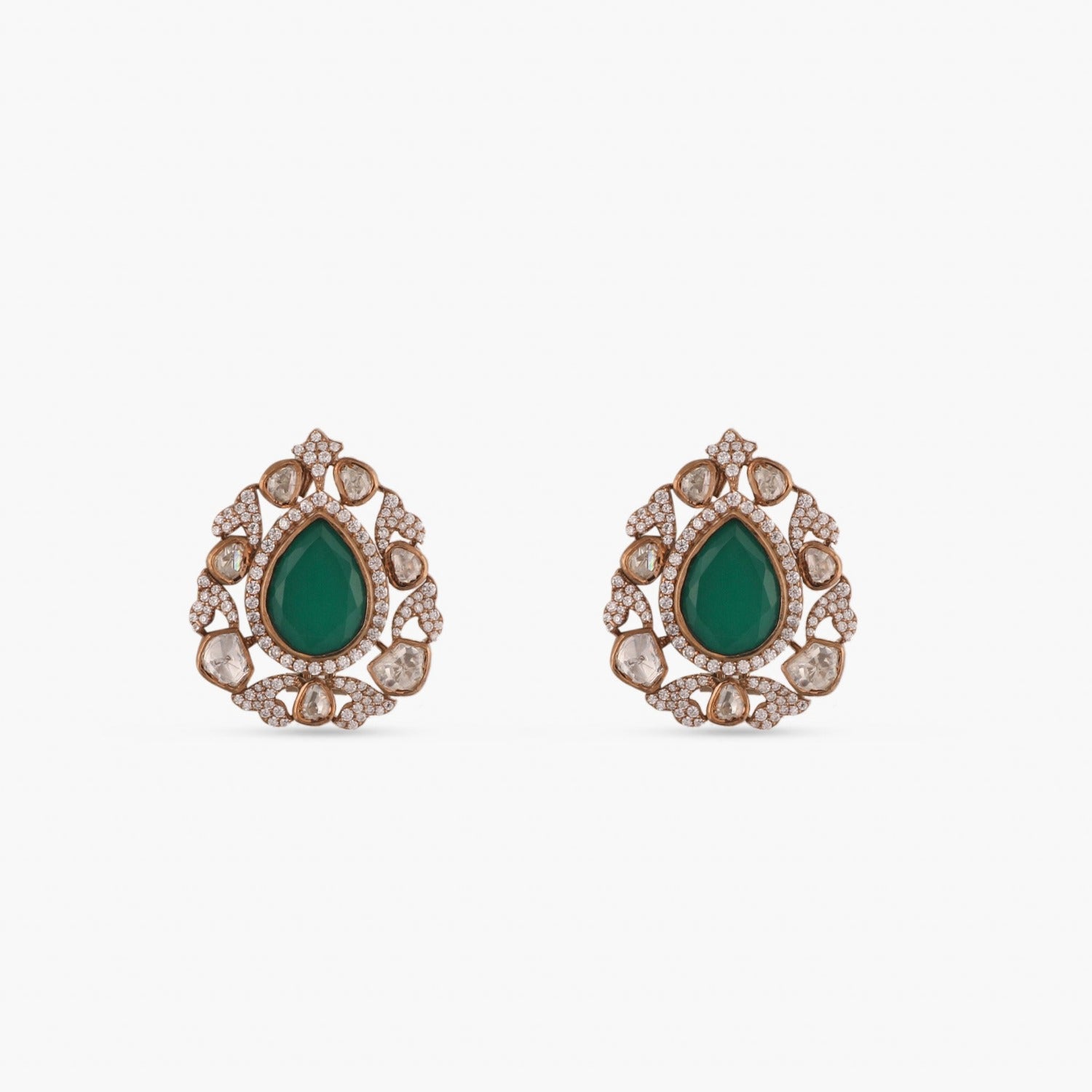 Two-Ways Ear Jackets Front Back Earrings Jacket Stud Earrings 14K Gold  Emerald and Diamond Ear Climbers Real Diamond Earrings - China Two-Ways Ear  Jackets and Front Back Earrings price | Made-in-China.com