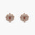 Prance Moissanite Silver Stud Earrings