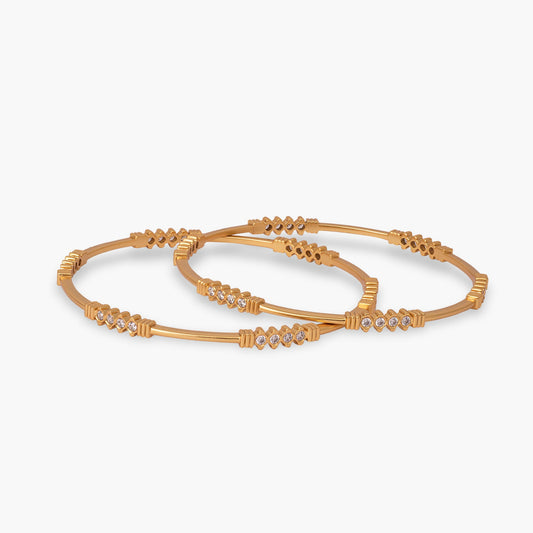 Ira CZ Silver Bangles