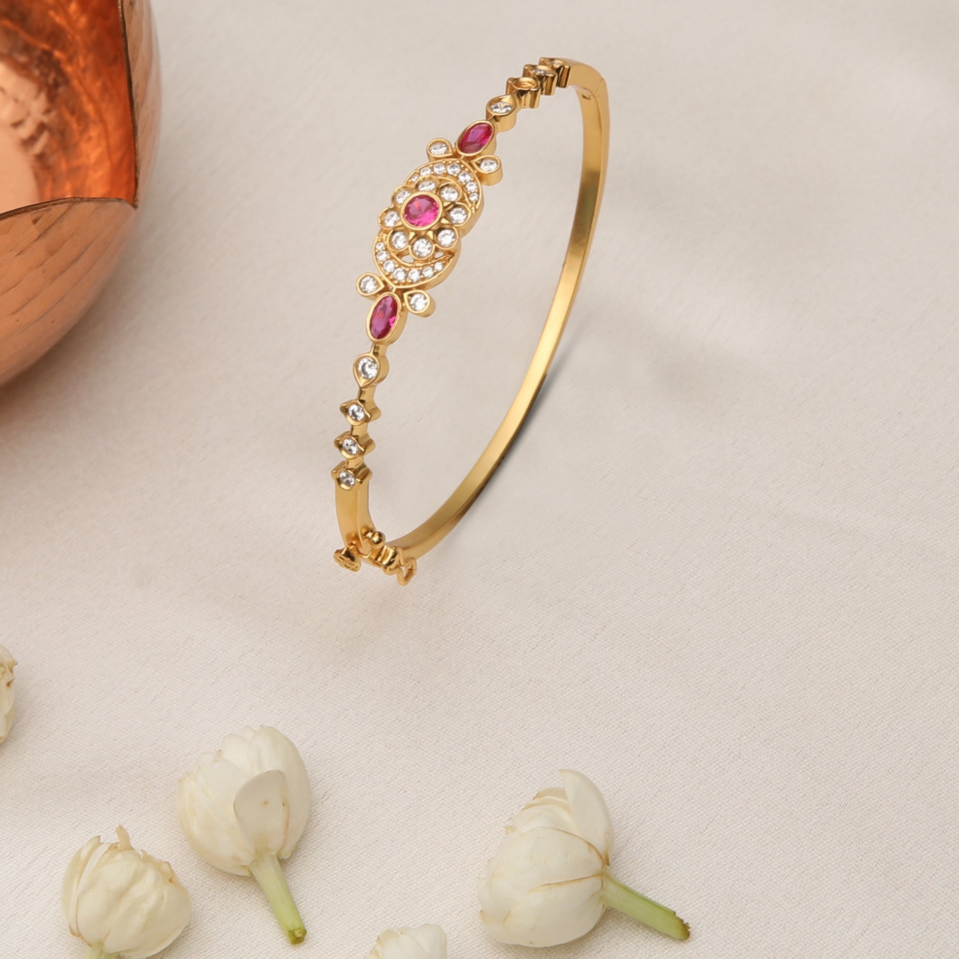 Raga CZ Silver Bracelet
