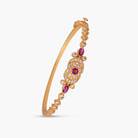 Raga CZ Silver Bangle