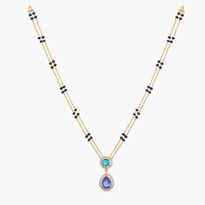 Siena CZ Silver Mangalsutra