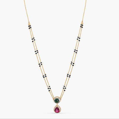 Vanessa CZ Silver Mangalsutra