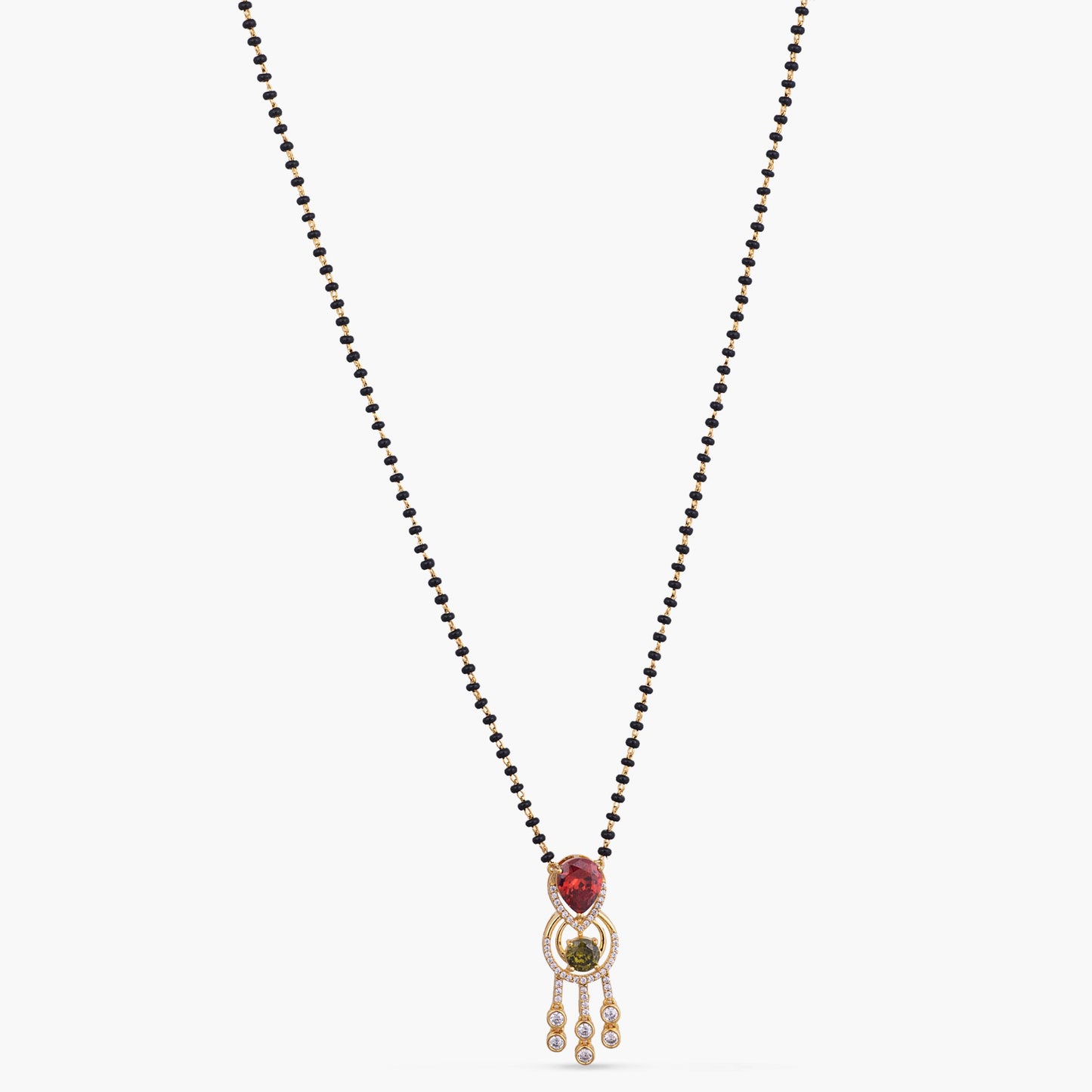 Varsha CZ Silver Mangalsutra