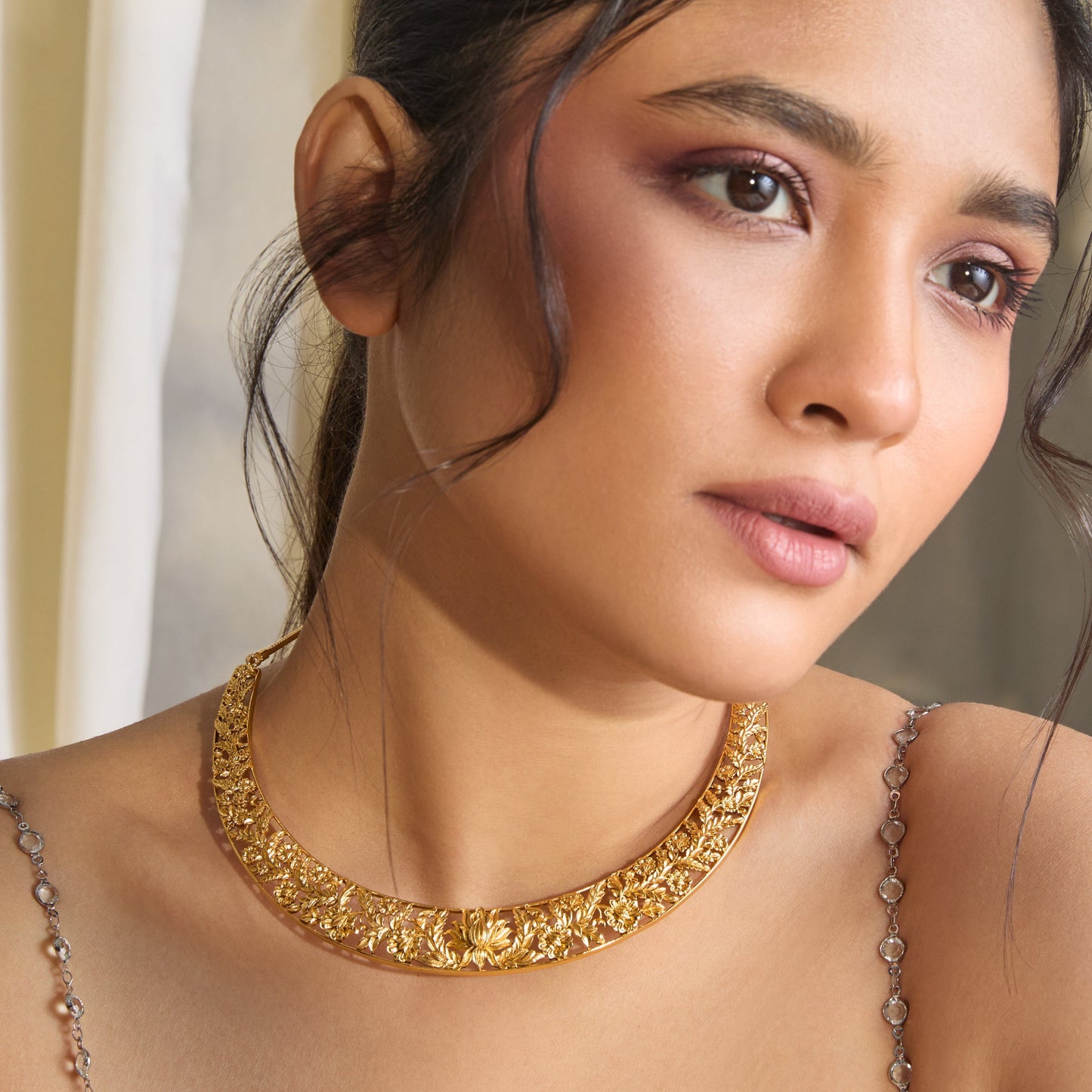 Padmini Antique Silver Necklace