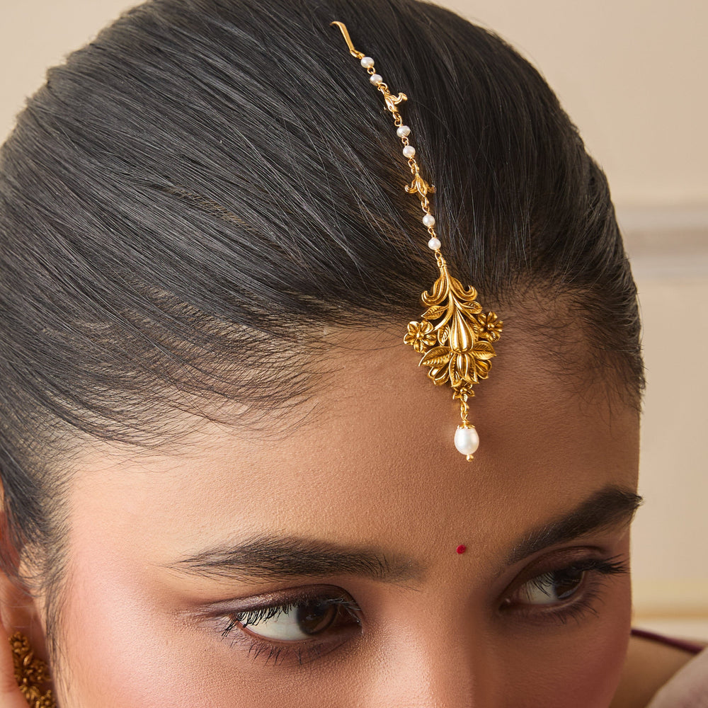 Tanvi Silver Maang Tikka