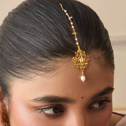 Tanvi Silver Maang Tikka