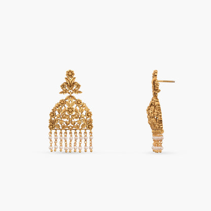 Devika Silver Drop Earrings