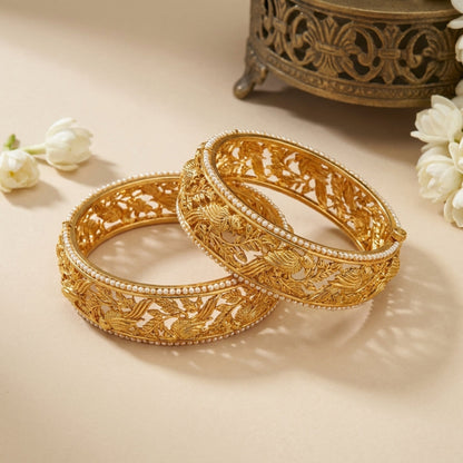 Suvarna Silver Bangles
