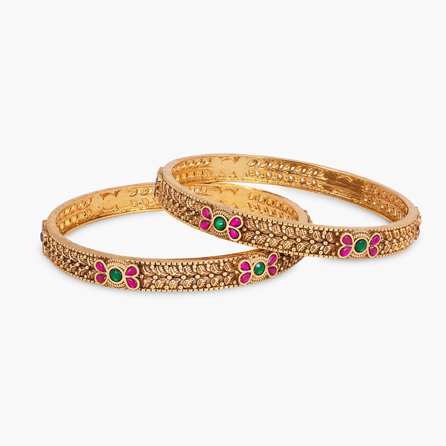 Kishori Antique Silver Bangles