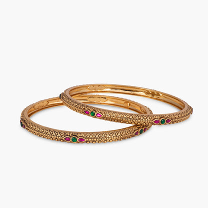 Savitri Antique Silver Bangles