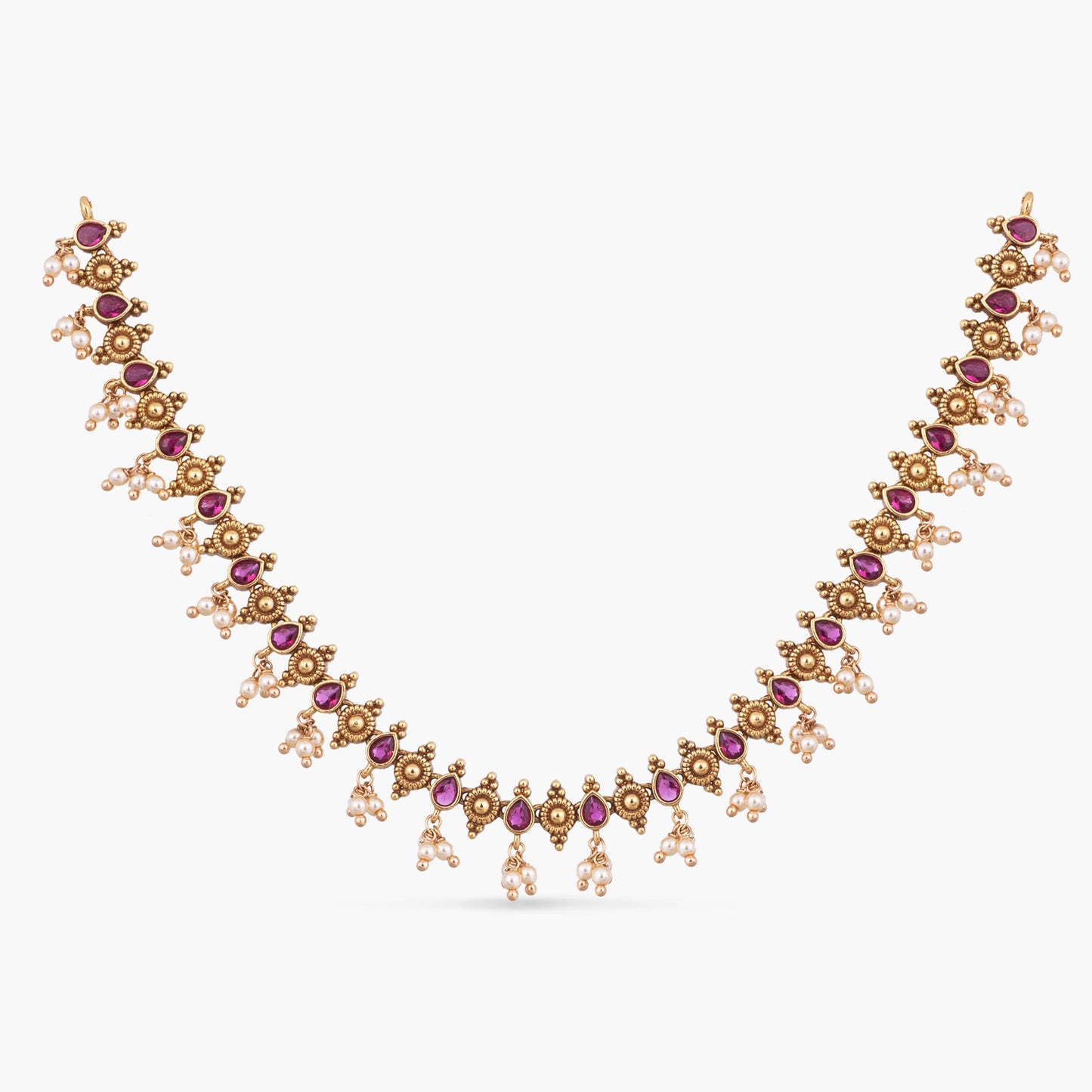 Ratna Antique Silver Necklace