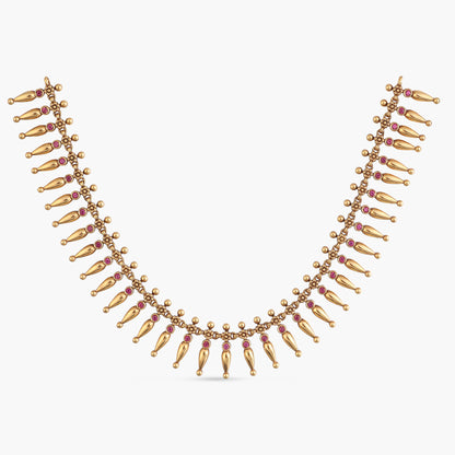 Soumya Antique Silver Necklace