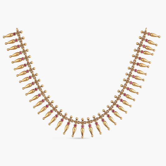 Soumya Antique Silver Necklace