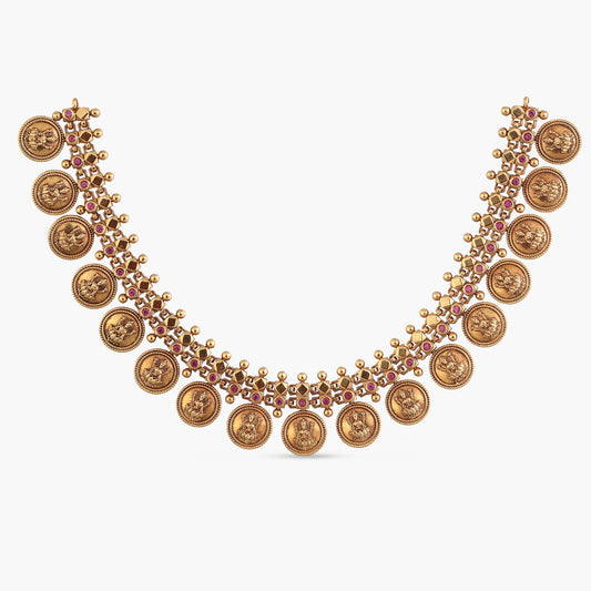 Kalindi Kasu Antique Silver Necklace
