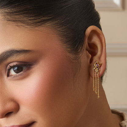 Trisha Silver Drop Earrings