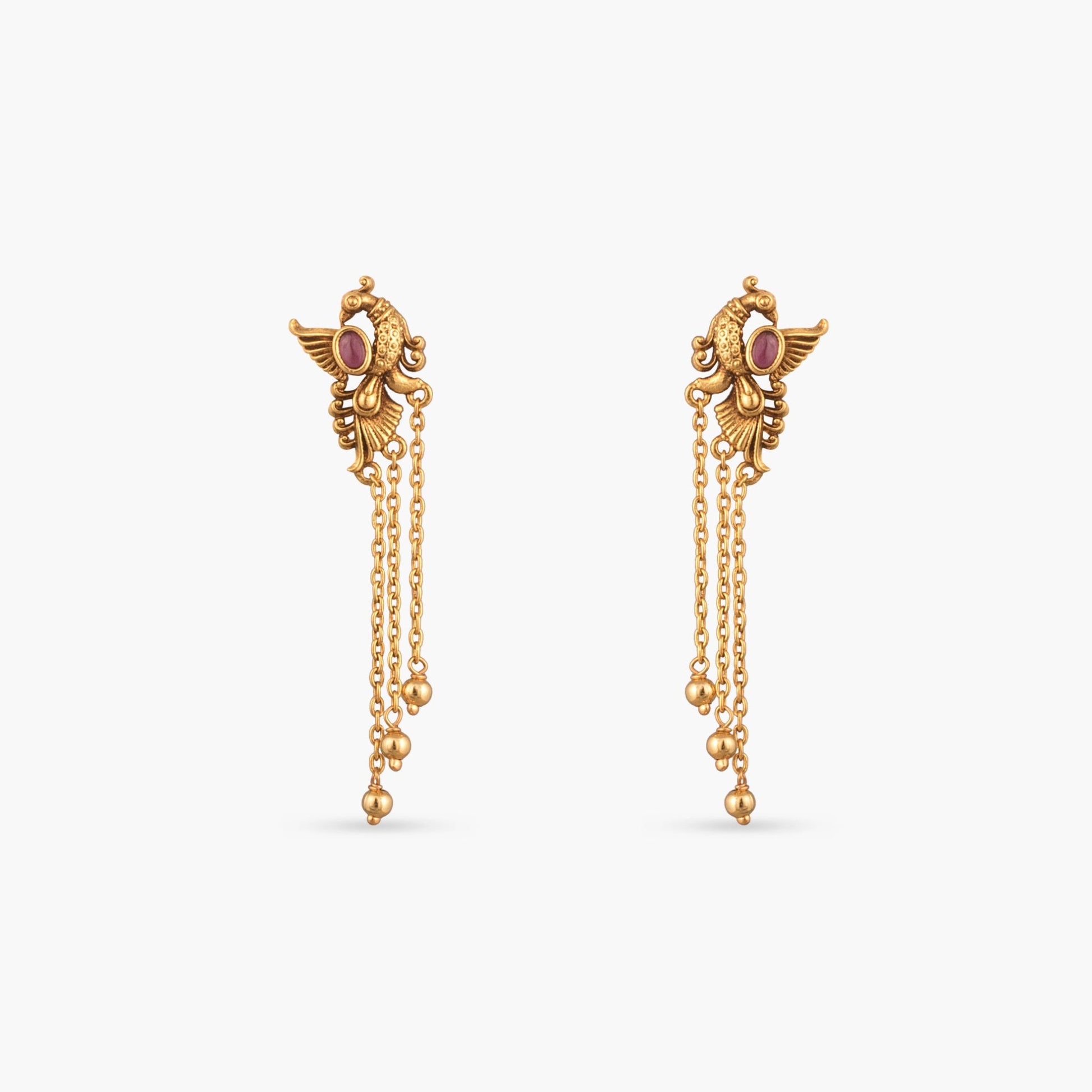Trisha Silver Drop Earrings