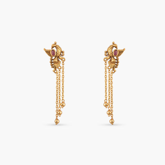Trisha Silver Drop Earrings