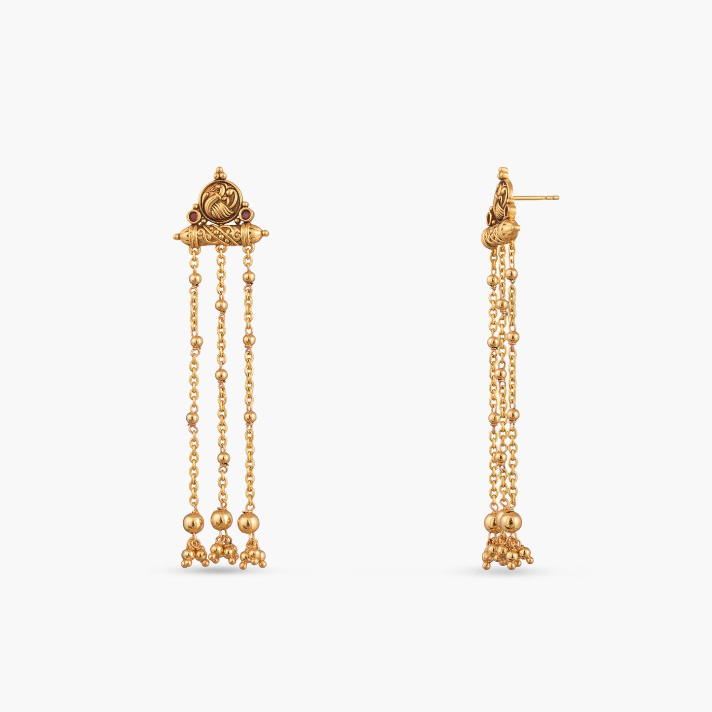 Dhriti Silver Drop Earrings