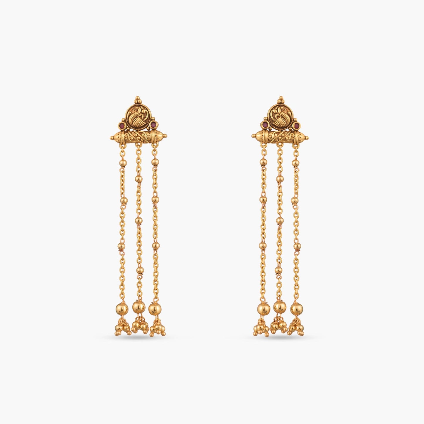 Dhriti Silver Drop Earrings