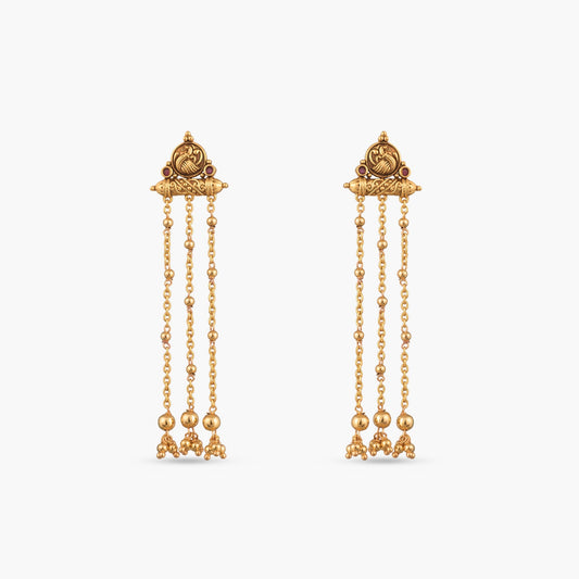 Dhriti Silver Drop Earrings