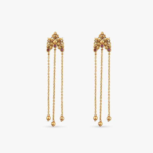 Aadhya Silver Drop Earrings