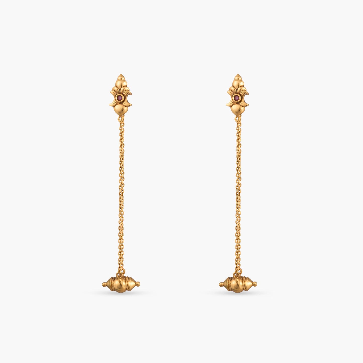 Pihu Silver Drop Earrings