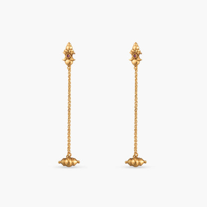 Pihu Silver Drop Earrings